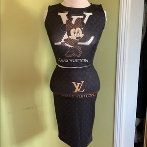 Mini mouse two set dress. LV